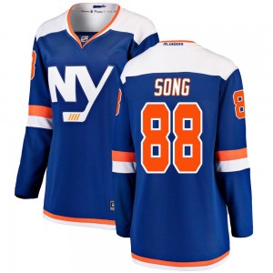 Fanatics Branded Andong Song New York Islanders Women's Breakaway Alternate Jersey - Blue