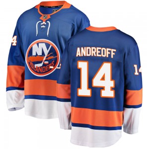 Fanatics Branded Andy Andreoff New York Islanders Men's Breakaway Home Jersey - Blue