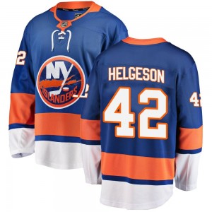 Fanatics Branded Seth Helgeson New York Islanders Men's Breakaway Home Jersey - Blue