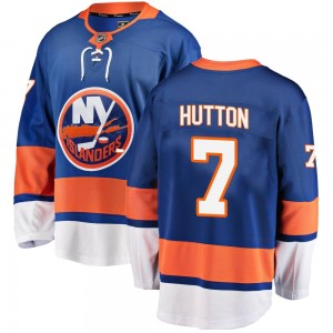 Fanatics Branded Grant Hutton New York Islanders Men's Breakaway Home Jersey - Blue