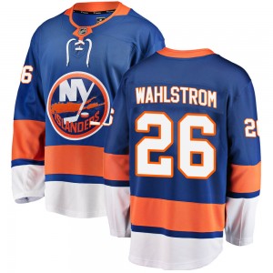 Fanatics Branded Oliver Wahlstrom New York Islanders Men's Breakaway Home Jersey - Blue