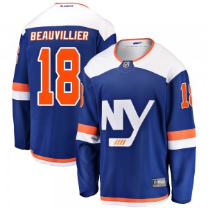 Fanatics Branded Anthony Beauvillier New York Islanders Men's Breakaway Alternate Jersey - Blue