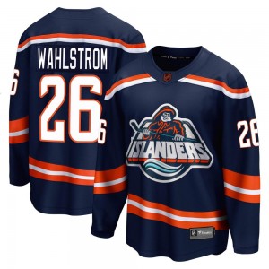 Fanatics Branded Oliver Wahlstrom New York Islanders Youth Breakaway Special Edition 2.0 Jersey - Navy