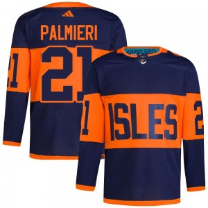 Adidas Kyle Palmieri New York Islanders Men's Authentic 2024 Stadium Series Primegreen Jersey - Navy