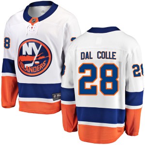 Fanatics Branded Michael Dal Colle New York Islanders Men's Breakaway Away Jersey - White