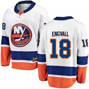 Fanatics Branded Pierre Engvall New York Islanders Men's Breakaway Away Jersey - White