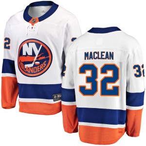 Fanatics Branded Kyle Maclean New York Islanders Men's Kyle MacLean Breakaway Away Jersey - White