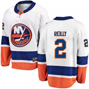 Fanatics Branded Mike Reilly New York Islanders Men's Breakaway Away Jersey - White