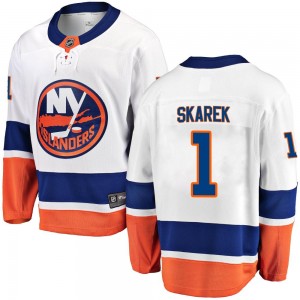 Fanatics Branded Jakub Skarek New York Islanders Men's Breakaway Away Jersey - White