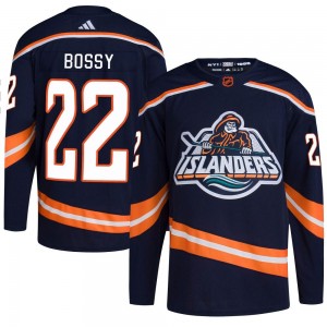 Adidas Mike Bossy New York Islanders Youth Authentic Reverse Retro 2.0 Jersey - Navy