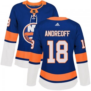 Adidas Andy Andreoff New York Islanders Women's Authentic Home Jersey - Royal