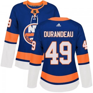 Adidas Arnaud Durandeau New York Islanders Women's Authentic Home Jersey - Royal