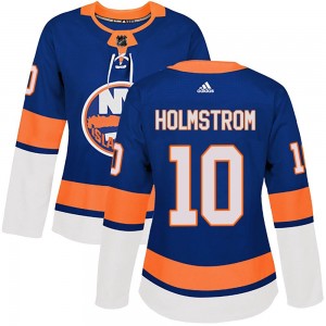 Adidas Simon Holmstrom New York Islanders Women's Authentic Home Jersey - Royal
