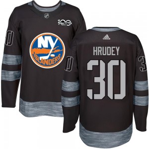 Kelly Hrudey New York Islanders Youth Authentic 1917- 100th Anniversary Jersey - Black