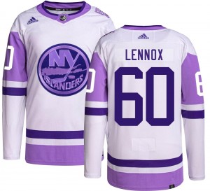 Adidas Youth Tristan Lennox New York Islanders Youth Authentic Hockey Fights Cancer Jersey