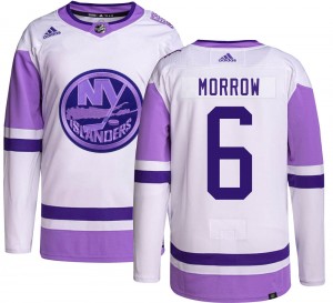 Adidas Youth Ken Morrow New York Islanders Youth Authentic Hockey Fights Cancer Jersey