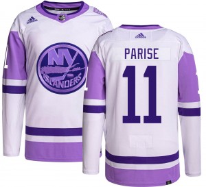 Adidas Youth Zach Parise New York Islanders Youth Authentic Hockey Fights Cancer Jersey
