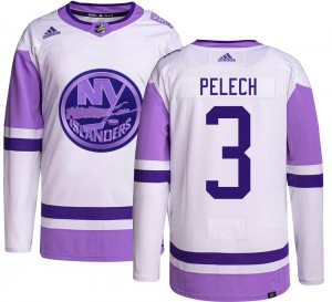 Adidas Youth Adam Pelech New York Islanders Youth Authentic Hockey Fights Cancer Jersey