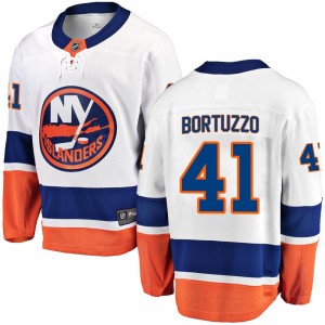 Fanatics Branded Robert Bortuzzo New York Islanders Youth Breakaway Away Jersey - White