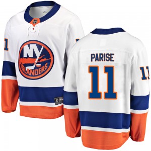 Fanatics Branded Zach Parise New York Islanders Youth Breakaway Away Jersey - White