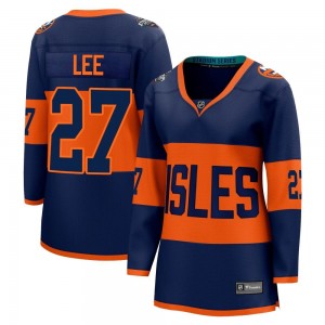 Fanatics Branded Anders Lee New York Islanders Women's Breakaway 2024 Stadium Series Jersey - Navy