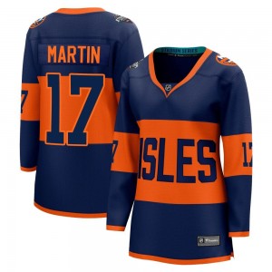 Fanatics Branded Matt Martin New York Islanders Women's Breakaway 2024 Stadium Series Jersey - Navy