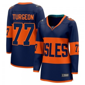 Fanatics Branded Pierre Turgeon New York Islanders Women's Breakaway 2024 Stadium Series Jersey - Navy