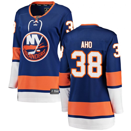 Fanatics Branded Sebastian Aho New York Islanders Women's ized Breakaway Home Jersey - Blue