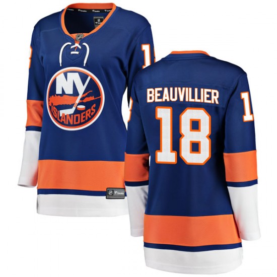 Fanatics Branded Anthony Beauvillier New York Islanders Women's Breakaway Home Jersey - Blue