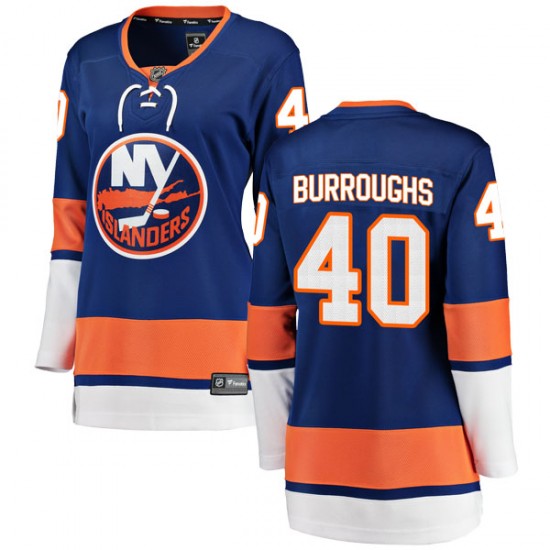 Fanatics Branded Kyle Burroughs New York Islanders Women's Breakaway Home Jersey - Blue