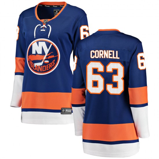Fanatics Branded Mike Cornell New York Islanders Women's Breakaway Home Jersey - Blue