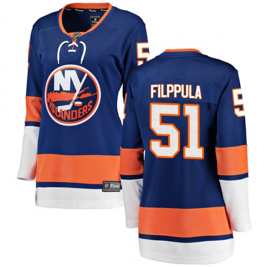 Fanatics Branded Valtteri Filppula New York Islanders Women's Breakaway Home Jersey - Blue