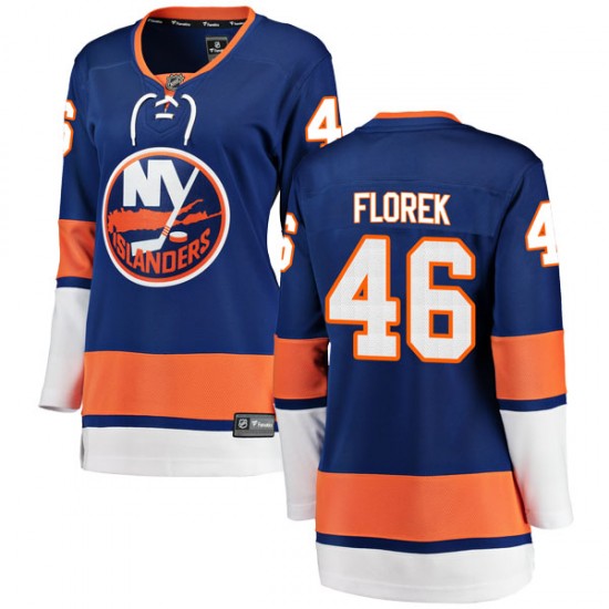 Fanatics Branded Justin Florek New York Islanders Women's Breakaway Home Jersey - Blue
