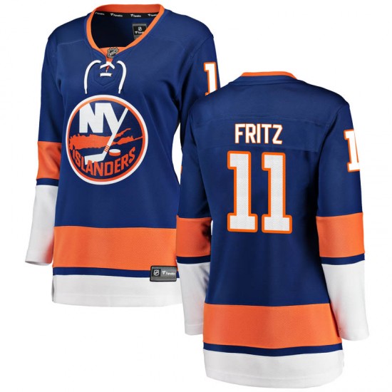 Fanatics Branded Tanner Fritz New York Islanders Women's Breakaway Home Jersey - Blue