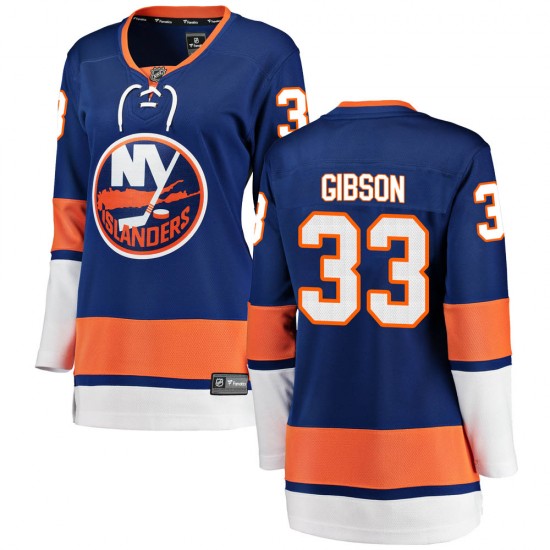 Fanatics Branded Christopher Gibson New York Islanders Women's ized Breakaway Home Jersey - Blue