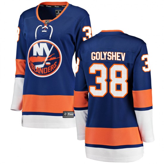 Fanatics Branded Anatoli Golyshev New York Islanders Women's Breakaway Home Jersey - Blue