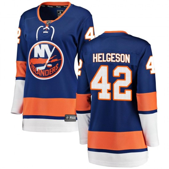 Fanatics Branded Seth Helgeson New York Islanders Women's Breakaway Home Jersey - Blue