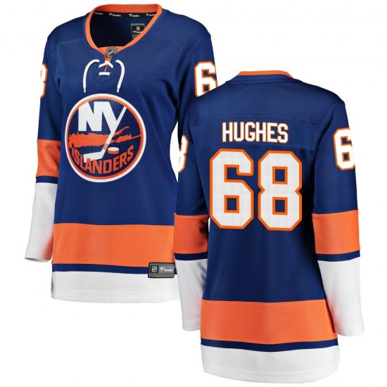 Fanatics Branded Bobby Hughes New York Islanders Women's Breakaway Home Jersey - Blue