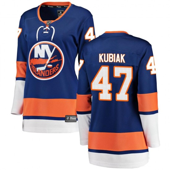 Fanatics Branded Jeff Kubiak New York Islanders Women's Breakaway Home Jersey - Blue