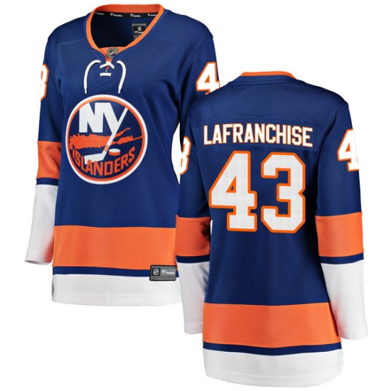 Fanatics Branded Kane Lafranchise New York Islanders Women's Breakaway Home Jersey - Blue