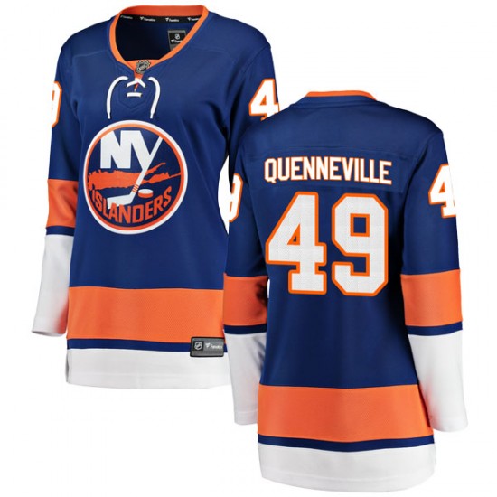 Fanatics Branded David Quenneville New York Islanders Women's Breakaway Home Jersey - Blue
