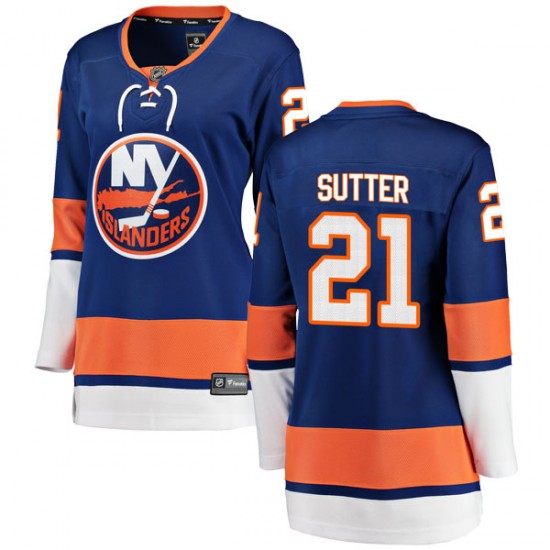 Fanatics Branded Brent Sutter New York Islanders Women's Breakaway Home Jersey - Blue