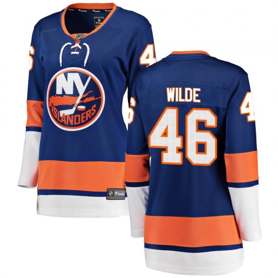 Fanatics Branded Bode Wilde New York Islanders Women's Breakaway Home Jersey - Blue