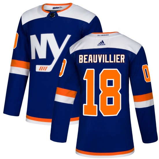Adidas Anthony Beauvillier New York Islanders Men's Authentic Alternate Jersey - Blue