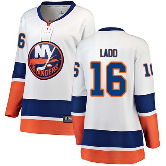 Fanatics Branded Andrew Ladd New York Islanders Women's Breakaway Away Jersey - White