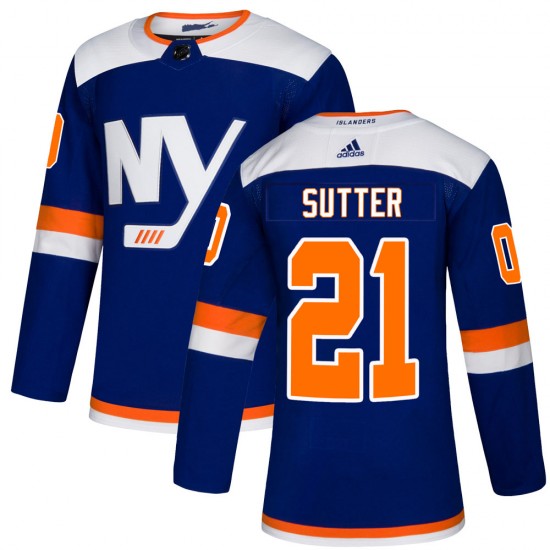 Adidas Brent Sutter New York Islanders Youth Authentic Alternate Jersey - Blue