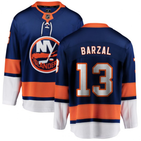 Fanatics Branded Mathew Barzal New York Islanders Men's Home Breakaway Jersey - Blue