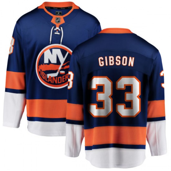 Fanatics Branded Christopher Gibson New York Islanders Men's Home Breakaway Jersey - Blue