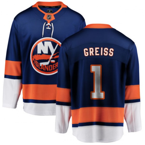 Fanatics Branded Thomas Greiss New York Islanders Men's Home Breakaway Jersey - Blue