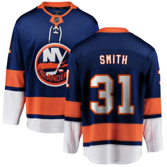 Fanatics Branded Billy Smith New York Islanders Men's Home Breakaway Jersey - Blue